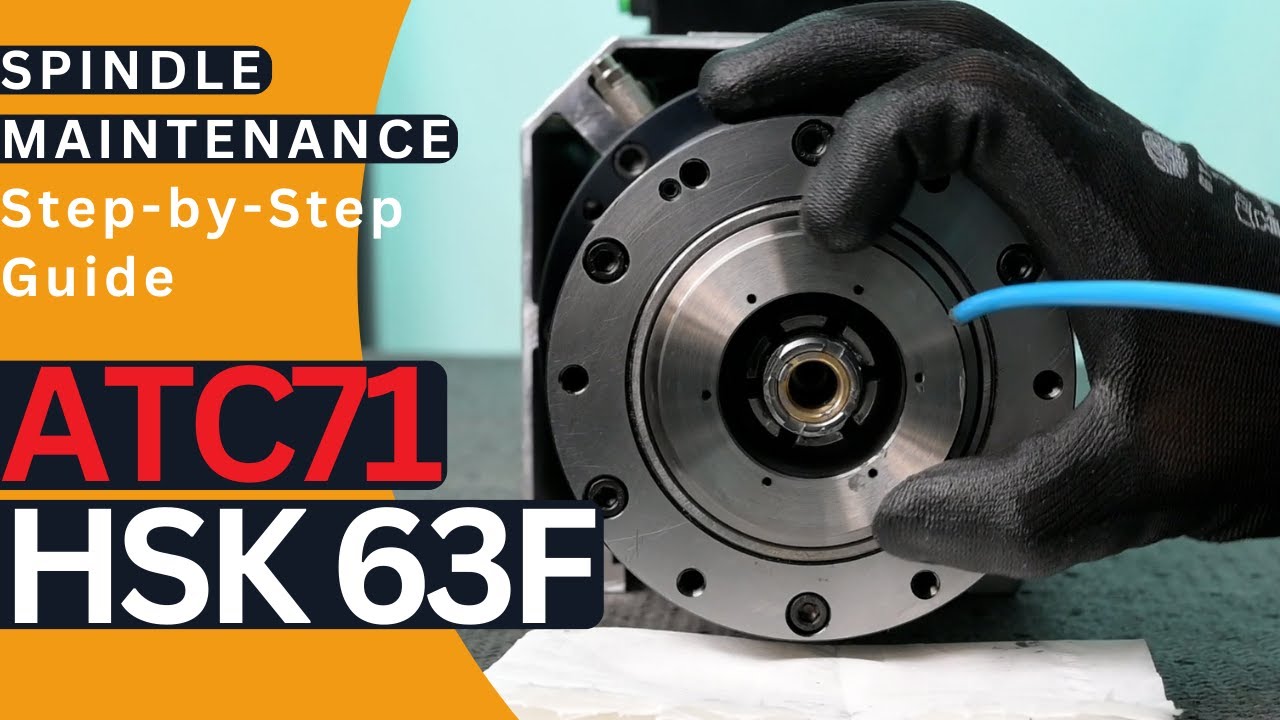 Ordinary Maintenance for ATC71 HSK 63F Tool Interface Electrospindles | Full Guide by Teknomotor