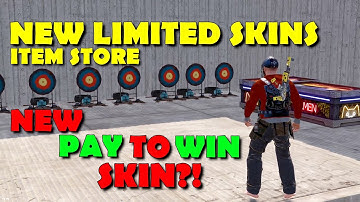RUST NEW LIMITED SKINS - ITEM STORE - NEXT PAY TO WIN SKIN?