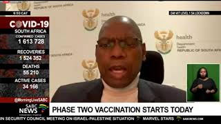 Over 4 000 senior citizens expected to get their COVID-19 vaccine on Monday