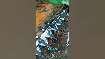 Combine Harvester cutting mechanism explained.