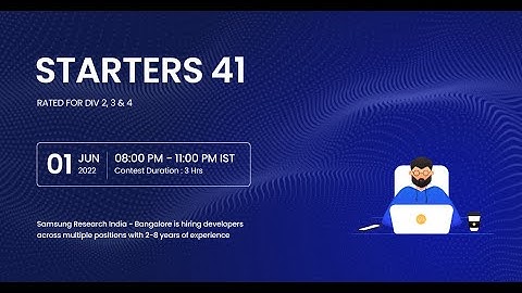 CodeChef Starters 41