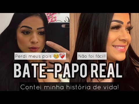 BATE-PAPO E RELATO | Contei minha história de vida, perdi meus pais aos ...