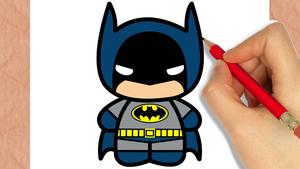 how to draw batman chibi (step by step) - YouTube