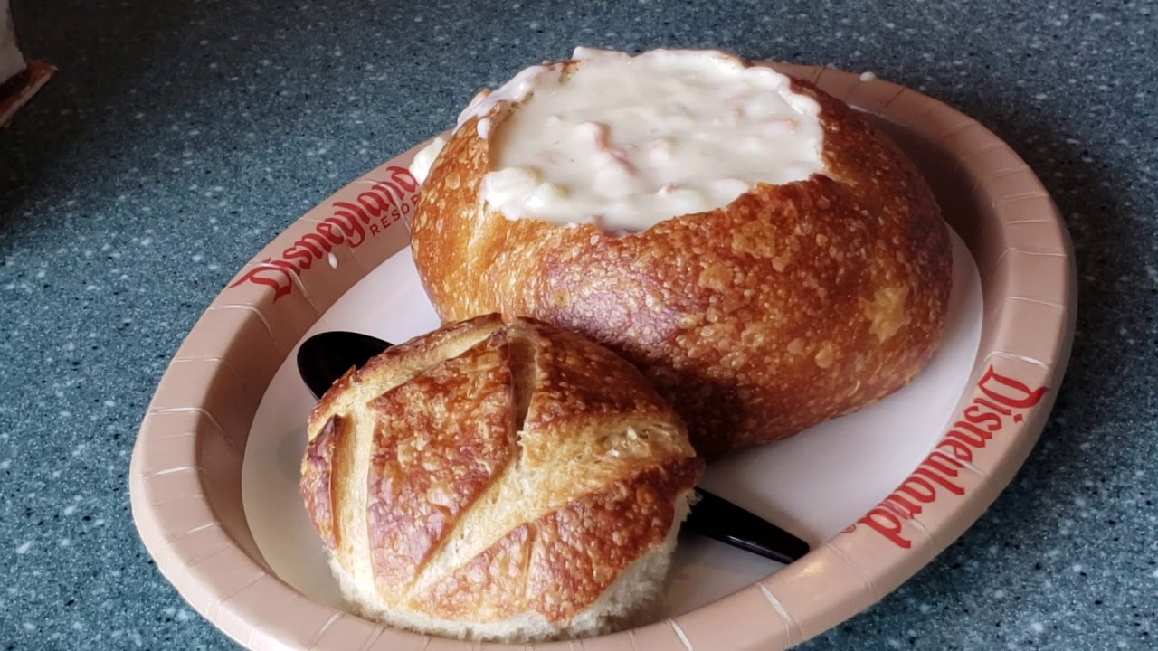 Clam Chowder Bread Bowl Disneyland