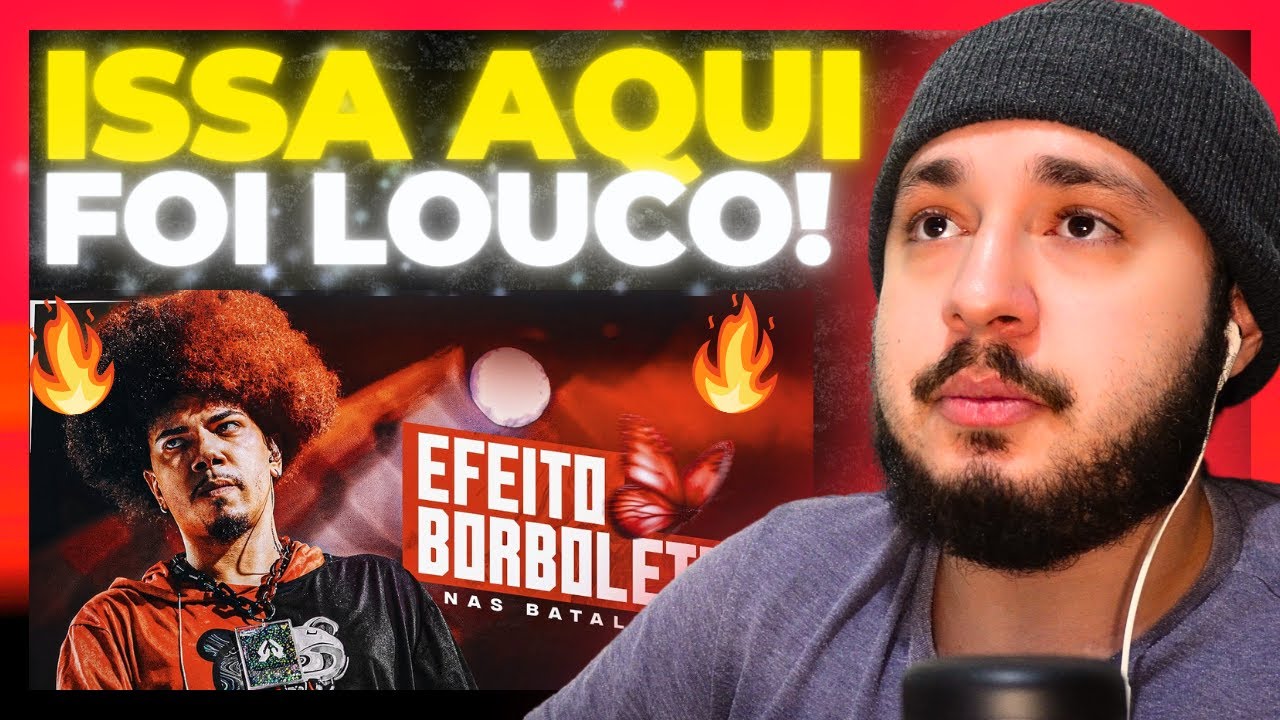 O EFEITO BORBOLETA nas BATALHAS de RIMA! 🦋 | REACT BAUEB