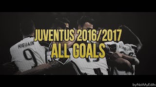 Juventus 2016-2017 All Goals With Italian Commentary