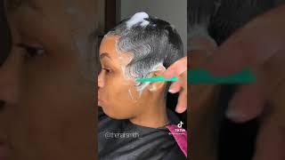 Finger Waves On Short Hair