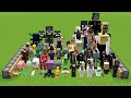 X100 skibidi toilet minecraft and all mobs combined