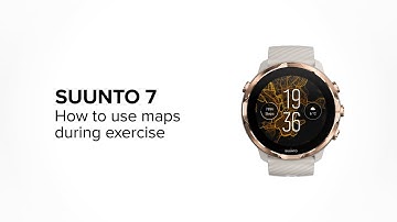 How to use maps during exercise with Suunto 7