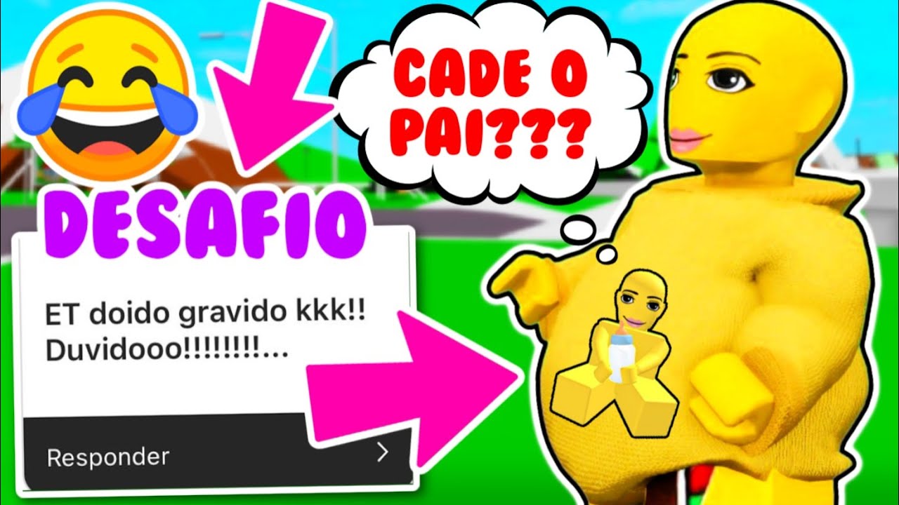 O ET DOIDO está GRAVIDO! ET DOIDO CUMPRINDO DESAFIOS no BROOKHAVEN #11