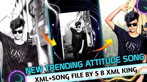 New Trending Attitude Song Xml File 😈🤏🏻 #presetalightmotion #xml_file #trending #attitudesong #viral