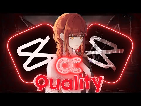 CC Quality Tutorial in CapCut 🍁| CAPCUT AMV TUTORIAL