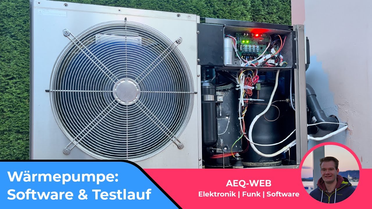 Projekt Wärmepumpe - Software, WLAN Fernsteuerung & finaler Testlauf