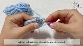 Invisible Decrease | INV DEC | Introduction to Crochet #23 | Crochet for Beginners | Warm & Glow