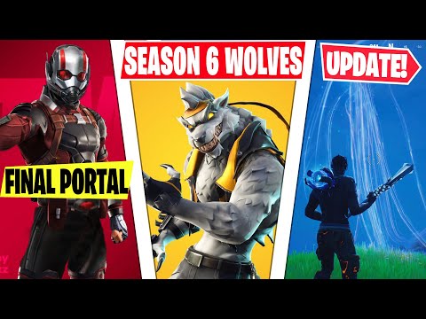 Fortnite Season 6 WOLVES Leak! FINAL Portal Tomorrow *Antman?* Portals Destabilizing & SHAKING!