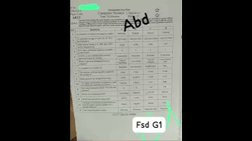 First Year Computer Faisalabad Board first time paper 2024|11th Class comp morning group1 paper#exam