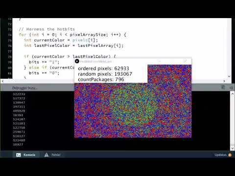 Hotbits / TRNG True Random Numbers from Webcam - Proof Of Concept