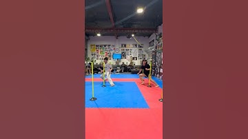 Kumite Agility Training at Toatakai #karate #sports #shorts