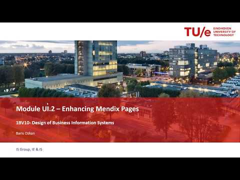 UI.2-Enhancing Mendix Pages