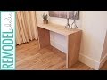 Build a Waterfall Console Table from One Sheet of Plywood #plywoodpretty Build a Waterfall Console Table from One Sheet of Plywood #plywoodpretty