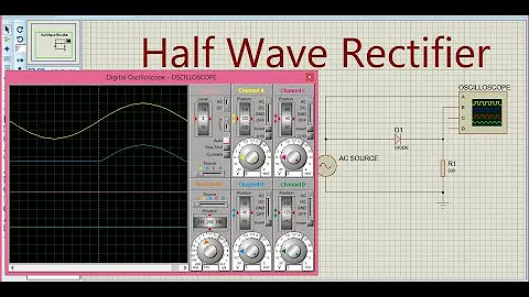 Proteus Simulation: Half Wave Rectifier