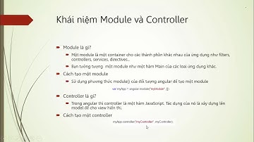 Học lập trình AngularJs WebApi -  Bài 17  cách sử dụng Controller và view trong AngularJS