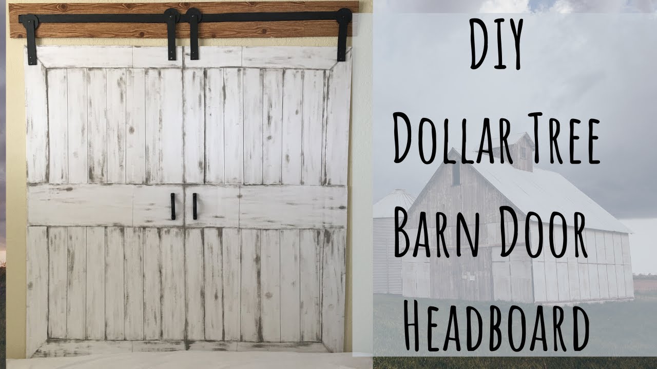 Diy Dollar Tree Barn Door Headboard Youtube