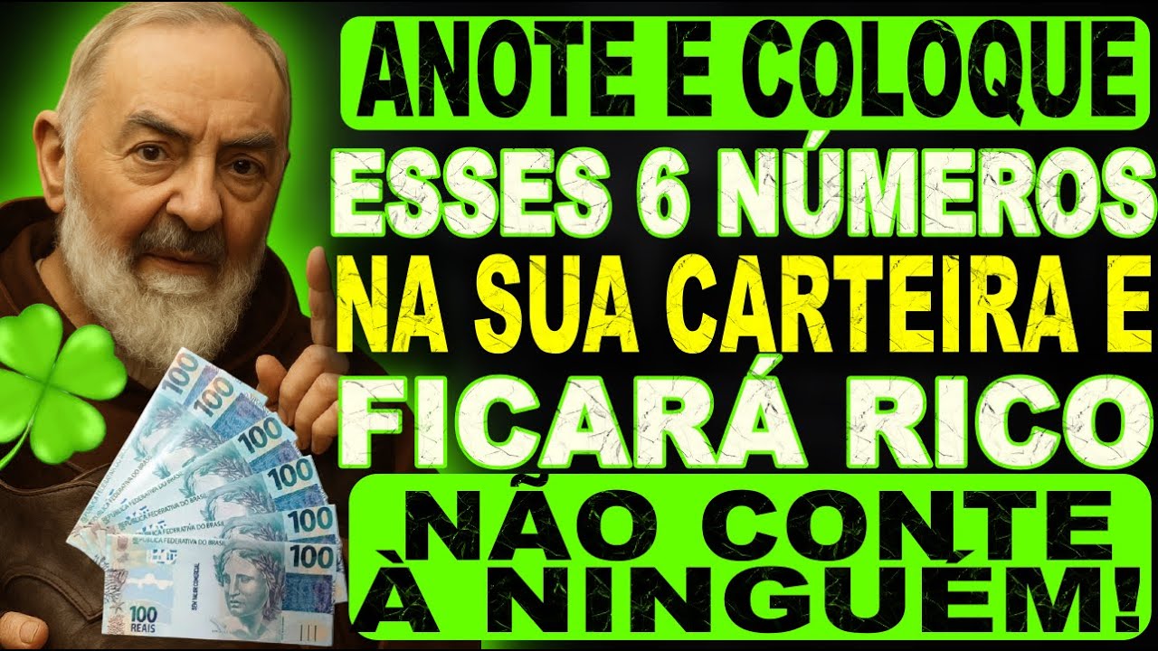 ✨ 6 Números Sagrados de Padre Pio Que Podem Transformar Sua Vida Financeira ✨