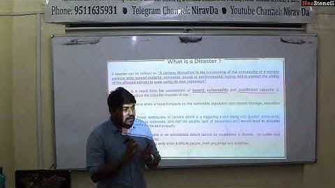HVDCEC | UPSC 2020 | Disaster Management and Internal Security Lecture 01 by Sumeet Konde
