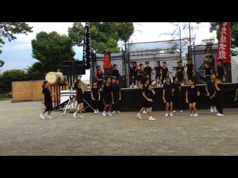 聯坊童子2017・風魔祭り（えっさほい小唄1回目）