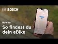 How-to | So findest du dein eBike | Bosch eBike Systems