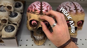 ASMR in Public at a Party Store 🧠 Lofi, Tapping, Scratching, Camera Tapping, Tracing