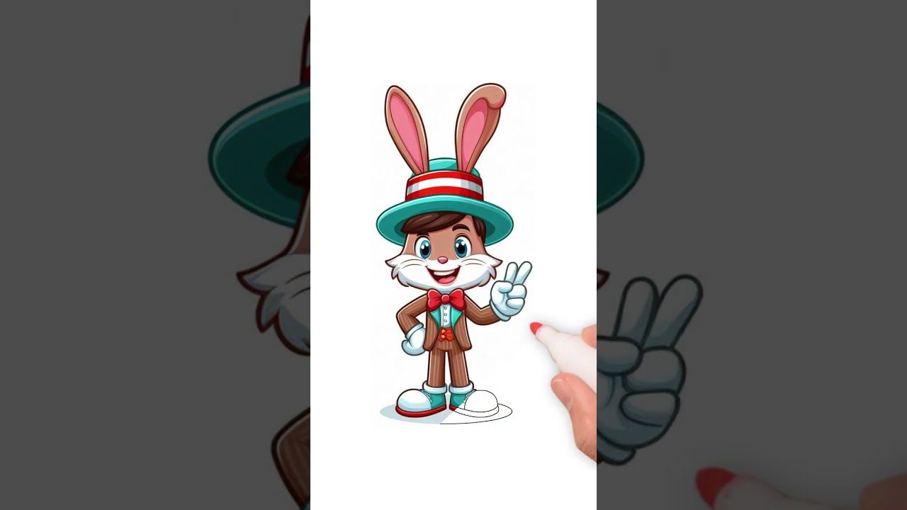 Create a game character - "Rabbit in retro style".  