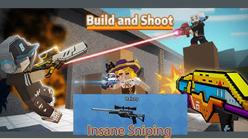 Blockman Go Build And Shoot Gameplay - Insane Sniping ! Part 2