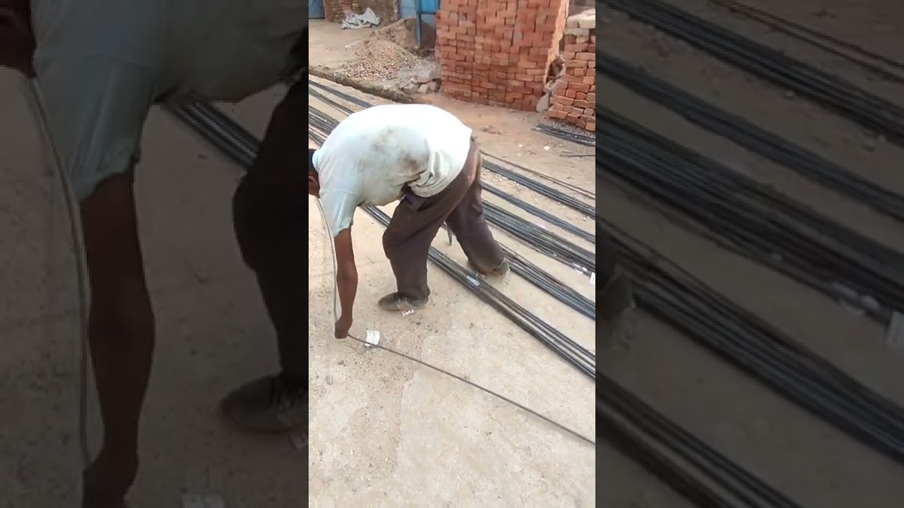 How to straight a 10 mm steel Rod