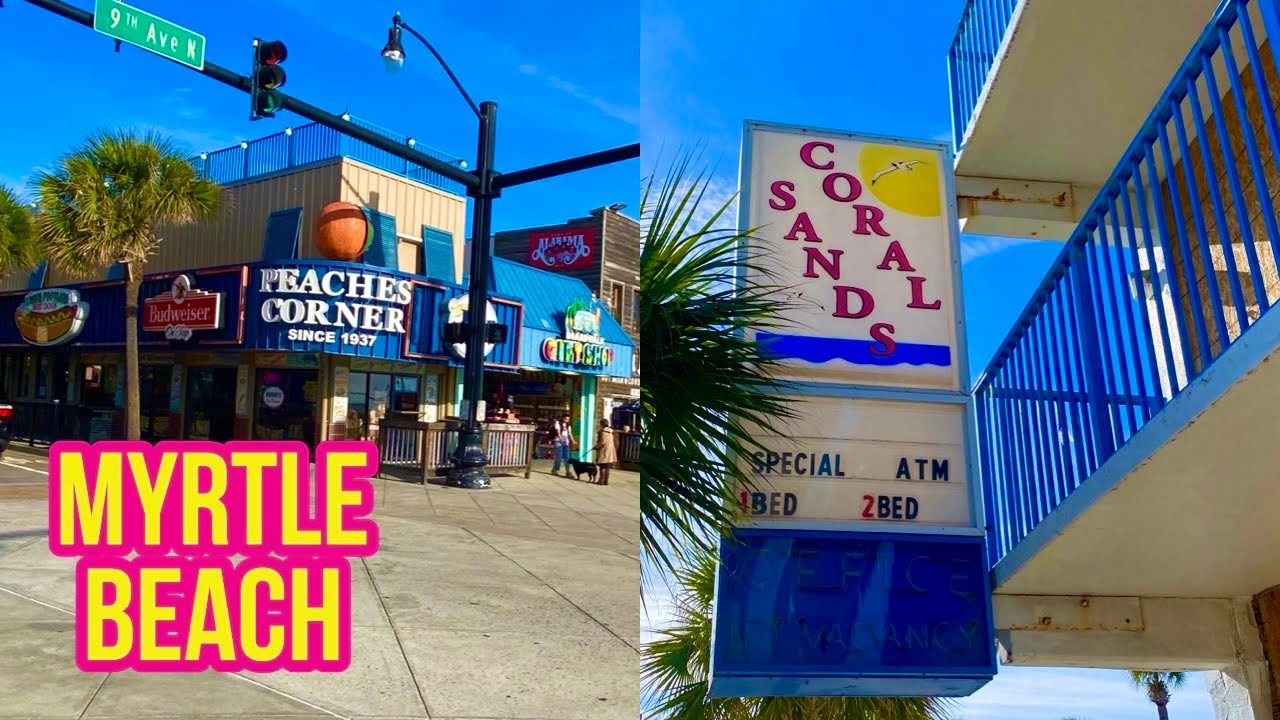 MYRTLE BEACH ICONIC PLACES/RETRO MOTELS & SECRET TUNNEL YouTube