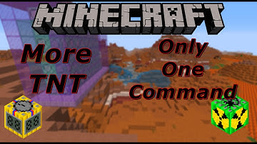 MINECRAFT | ONLY ONE COMMAND | MORE TNT!!!!
