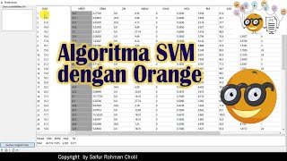 Algoritma SVM (Support Vector Machine) dengan Aplikasi Orange screenshot 2