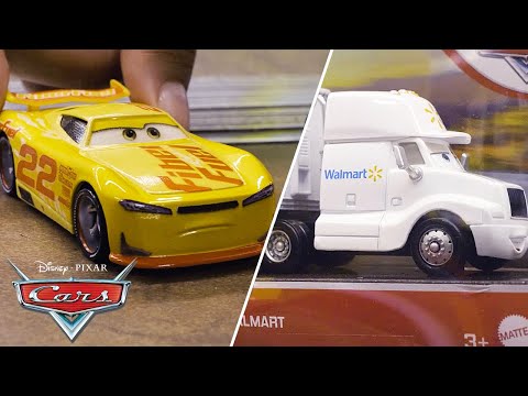 GoGo Logano Finds New Cars Friends at Walmart | Pixar Cars