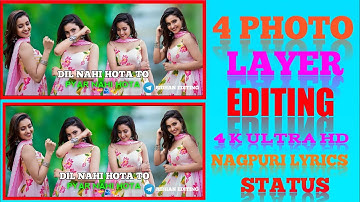 4 Photo Layer Video Editing | Nagpuri Status Editing |Alight Motion Video Editing | New Shake Effect
