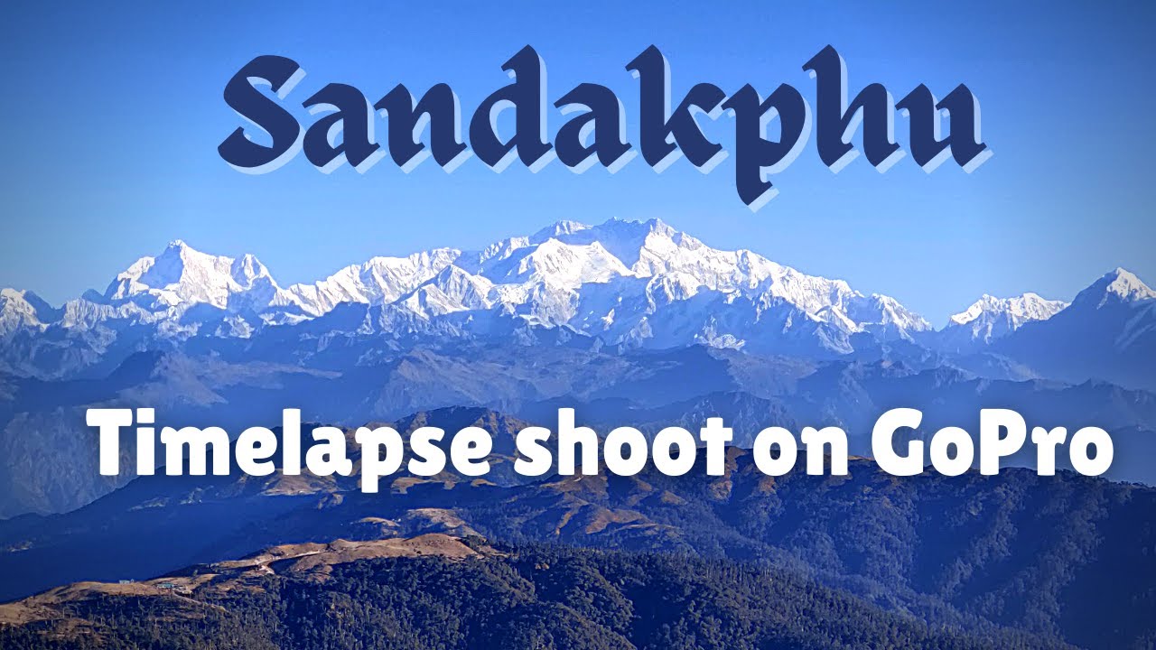 Beautiful Timelapse of Running Clouds at SANDAKPHU recorded on GoPro8