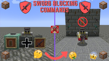 Command Block Tutorial #278: Sword Blocking Commands in Minecraft (1.21.5+)