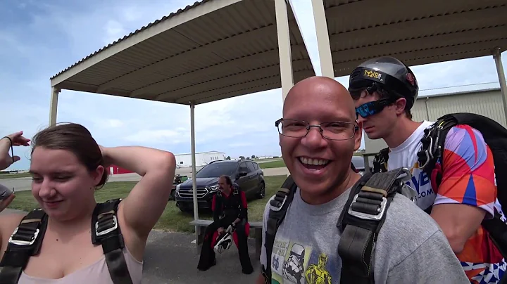 Markus Jamison's Tandem Skydive at Skydive Indiana...
