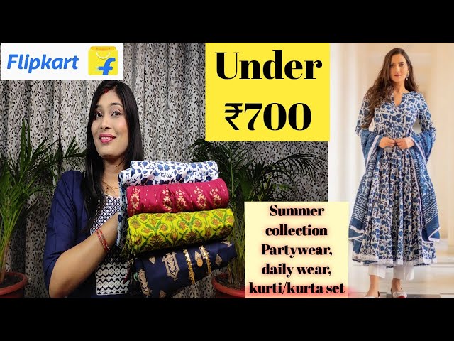 Cotton Blend Womens Kurtas Kurtis - Buy Cotton Blend Womens Kurtas Kurtis  Online at Best Prices In India | Flipkart.com
