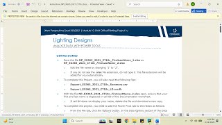 New Perspectives Excel 365/2021 | Module 10: SAM Critical Thinking Project 1c Lighting Designs