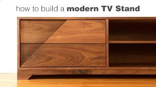 Building a Mid Century Modern TV Stand - Woodworking screenshot 4