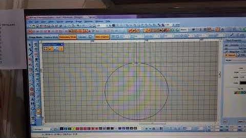 WILCOM - Setting display monitor supaya presisi.