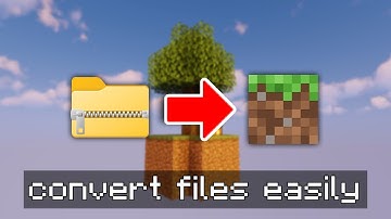 How To Covert Minecraft .ZIP Files Into .MCWorld Files!
