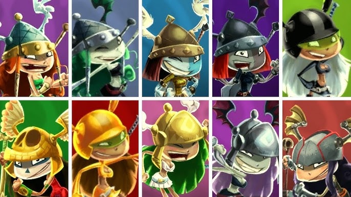 Rayman Legends - All Characters 