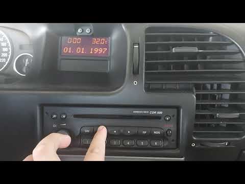 Como configurar radio Opel zafira .
